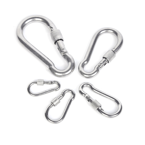 Stainless Steel Shackle With Female Spring Buckle