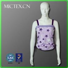 cotton heat transfer printing clothes women ladies tops latest design