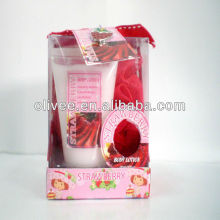 2012 popular design bath set/ body lotion