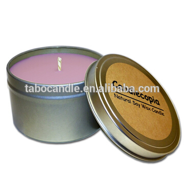 fragrance candle/soy wax candle in glass jar