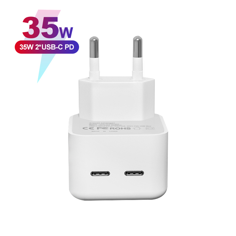 Mini Size 35W USBC Phone Charger Typec Travel Charger