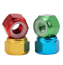 Aluminum Hex Nylon Insert Lock Nuts