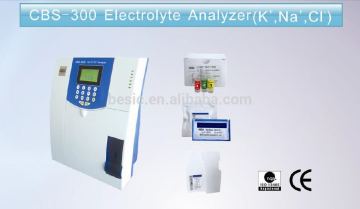 Electrolyte analyzer(K+, Na+,Cl-) CBS300