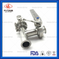 Sanitary Tee with 3A Standard Butterfly Valve