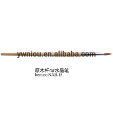 Fashion kolinsky acrylic nail brushes for nail art size 4#