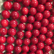 2018 wholesale high quality AAA natural red coral gemstone loose bead for jewelry making