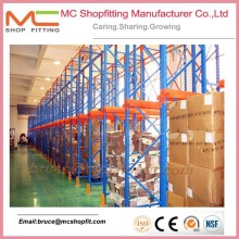 Warehouse Long Span Storage Steel Shelving with Adjustable Bays