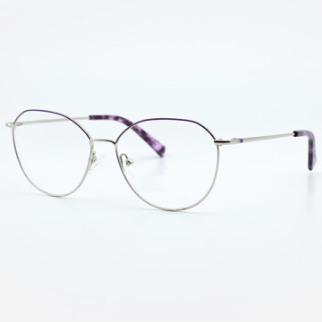 Polygon Cat Eye Metal Women's Optical Frames