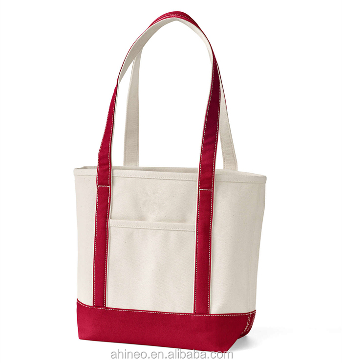 Aangepaste grote milieuvriendelijke opvouwbare blanco RUBUSBAAR CANVAS Women Handtas TOTE TAG MET GUSSET VOOR KLACHTENPROMOTIE