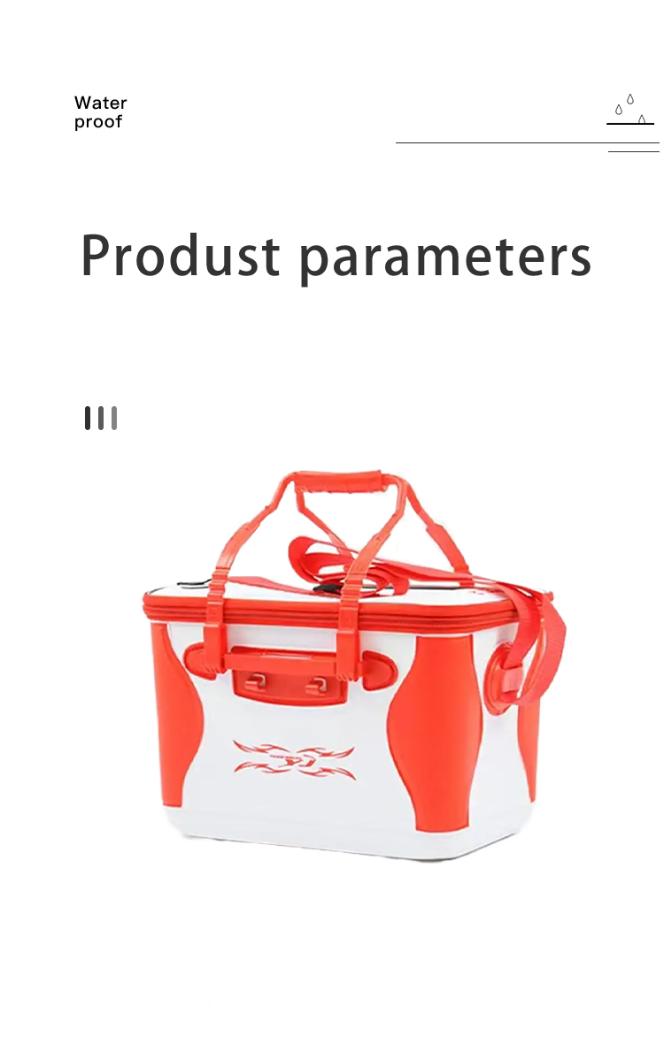 EVA fishing gear portable foldable fish bucket carp large multifunction fishing tackle boxes minnow fish live bait container
