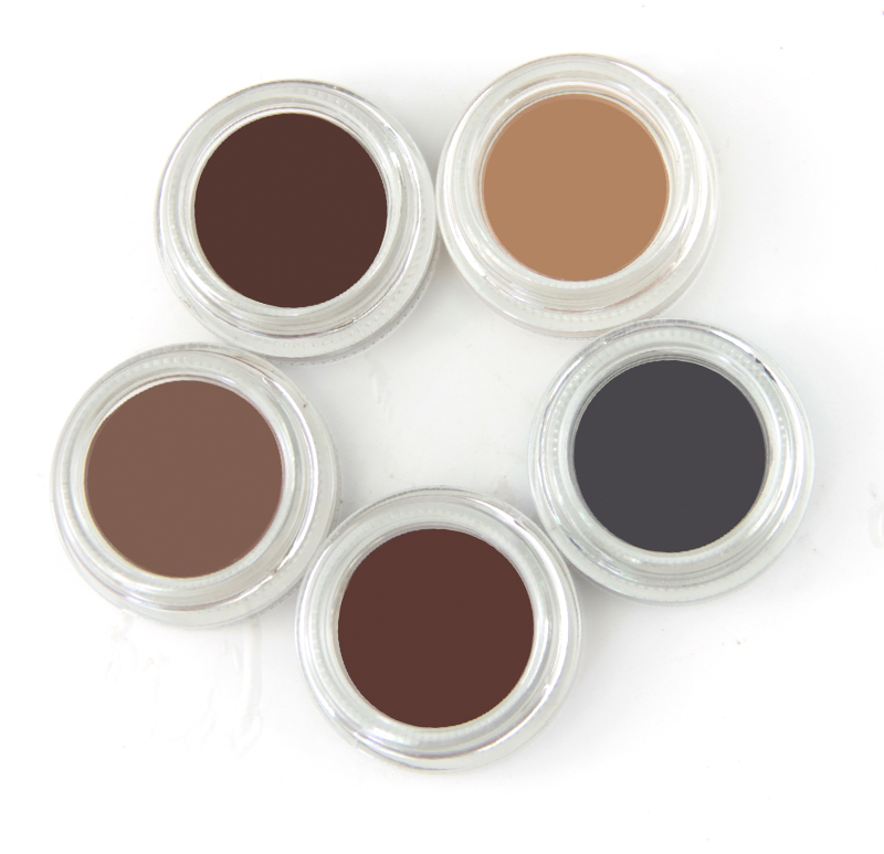 5color private label waterproof packaging eyebrow cream waterproof eyebrow pomade gel Private Label Eye Brow Cream Gel