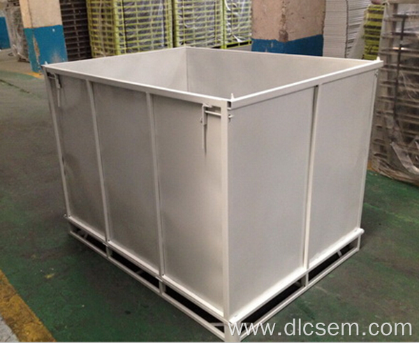 Metal Turnover Box for Warehouse Storage