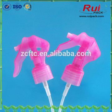 24/410 pink beautiful mini trigger sprayer for cosmetics, cute trigger sprayer pump in air fresh
