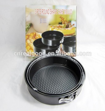 57243 3PC ROUND SHAPE CAKE MOULD