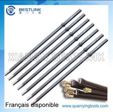 Taper Drill Rod for Knock off Button Bits (Hex Shank 108mm)