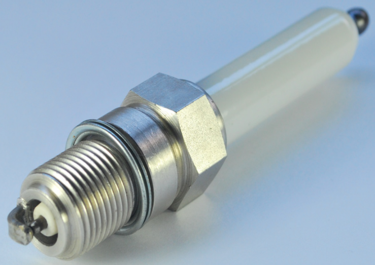 Industrial spark plugs for natural gas engines