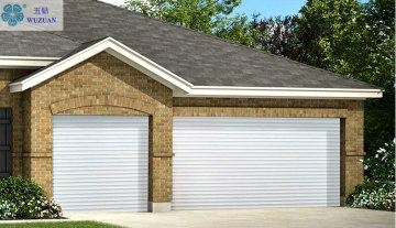 White aluminium alloy rolling shutter door