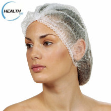 Disposable Hair Dust Net Mob Caps: Non-Woven Bouffant Spa Caps in Black, Pink, Yellow, Green, and Blue