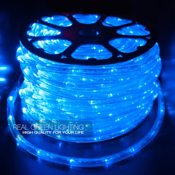 Round 2-Wires Blue LED Rope Light Wholesale