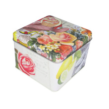 custom print elegant antique jewelry tin box