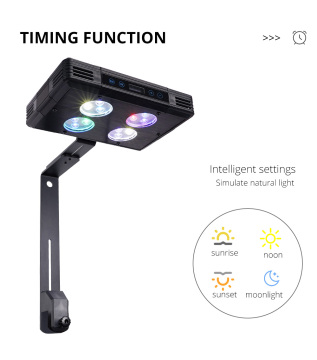 coral reef fish tank lamp dimmable saltwater marine