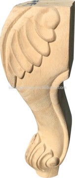 Stylish grace solid wood furniture queen anne legs