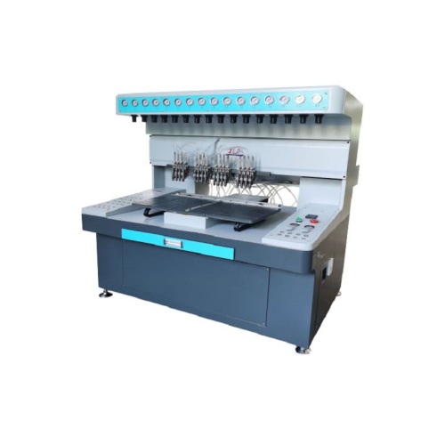 Rubberen PVC sleutelhanger productiemachine vulmachine