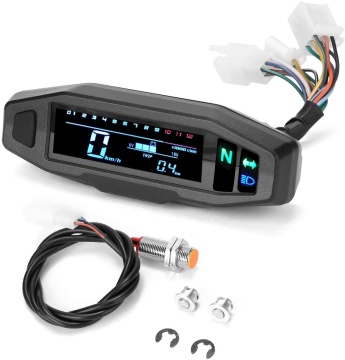 Mini LCD Universal RPM Speedometer Digital Odometer for KR200 Motorcycle Accessories