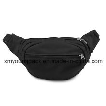 Fashion Black Sports Running Waist Pack Waist Bag