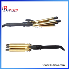 Gold 24K Barrel Cheap 3 Barrel Curling Iron