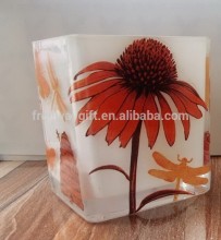 different types Elegant large murano square glass flower vase
