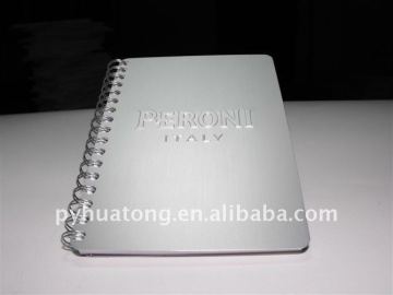 business spiral aluminum notebook