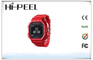 Red Square Sport Watch Mobile Phone Quad Band Smart Watch Phone