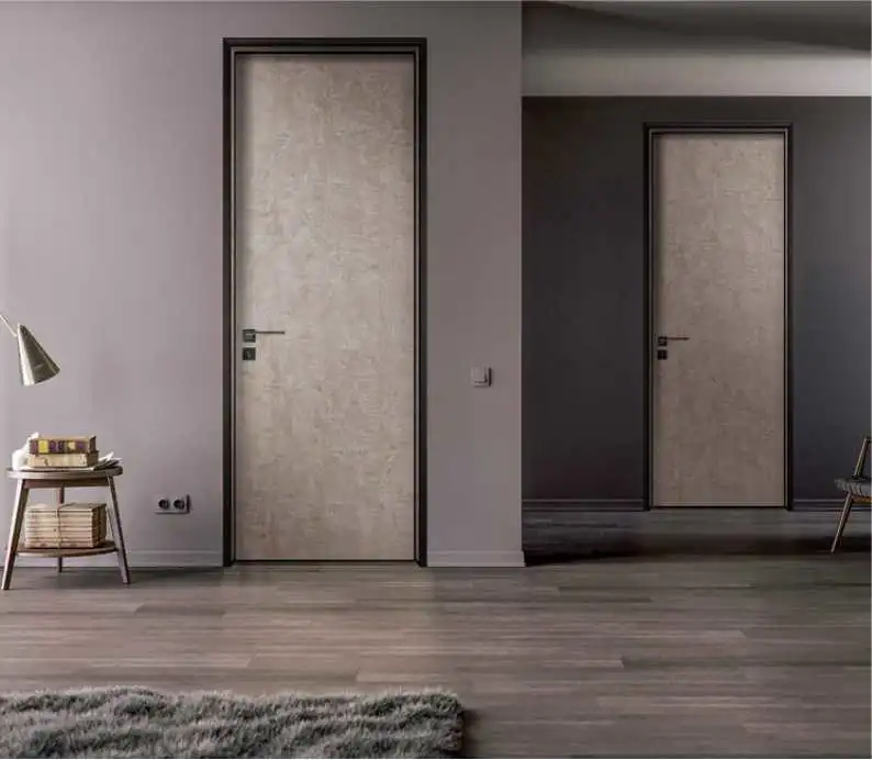 Foshan Aluminum Frame Wooden Doors Manufacturer