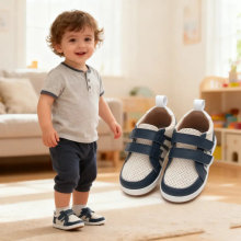 Bulk Navy Blue Wide-Toe Sneakers