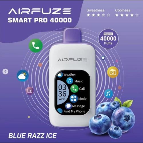 Airfuze Smart Pro 40000 puffs Bluetooth Disposable Vape