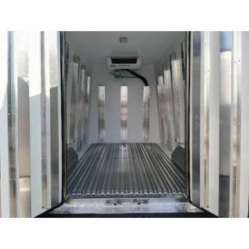 Mini 1.5ton congelado caminhão de geladeira vegetal