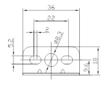 Waterproof IP67 white piezoelectric buzzer 12V piezo siren
