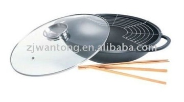 non-stick die cast aluminum wok
