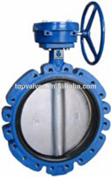 lug type butterfly valve wafer end type butterfly valve