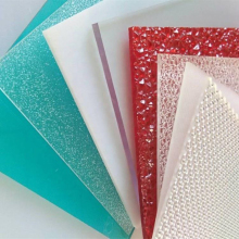 Wholesale 3mm Thick Embossed Textured Polycarbonate Roof Sheets | Solid PC Sun Sheets | Embossed Sheets