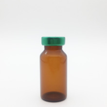 10 ml Amber sterile Seum Vials Green Cap