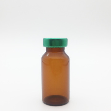 10ml Amber Sterile Seum Vials Green Cap