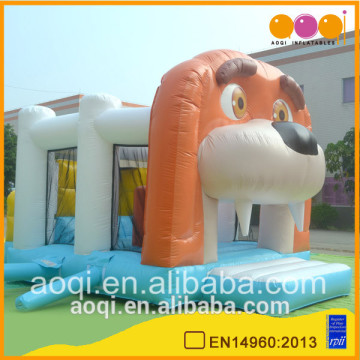 Wholesale cute dog inflatble bounce houses kids inflatable fun jumps for sale