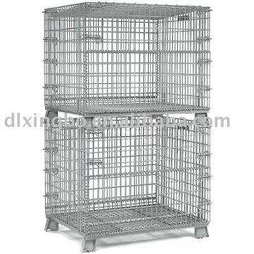 collapsible wire  container