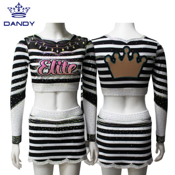 Uniformes de cheerleading sublimation personnalisable