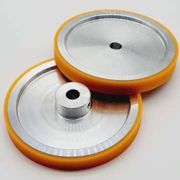 Custom small rubber solid rollers and wheels