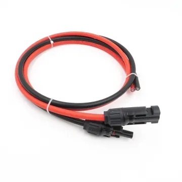 6mm² Red Black PV Solar Panel Cable with Connector (1m/2m)