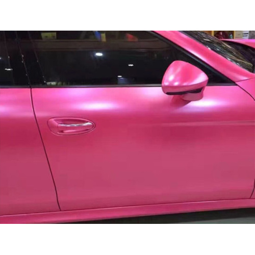 Satin Metallic Rosa Car Vinyl Wrap