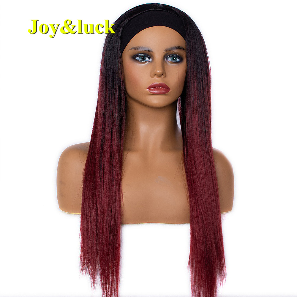 Head Band Wholesale Scarf Wig Wavy Ladies Hair Long Natural Body Waves Headband Wigs for Black Women Synthetic Hair Wigs